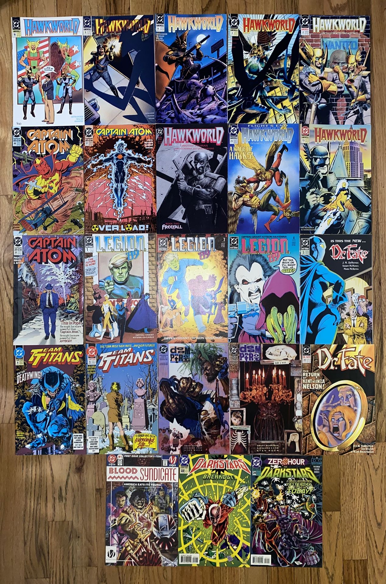 DC Comics Reader Lot (23 Books) Hawkworld Captain Atom Legion Titans Dr Fate