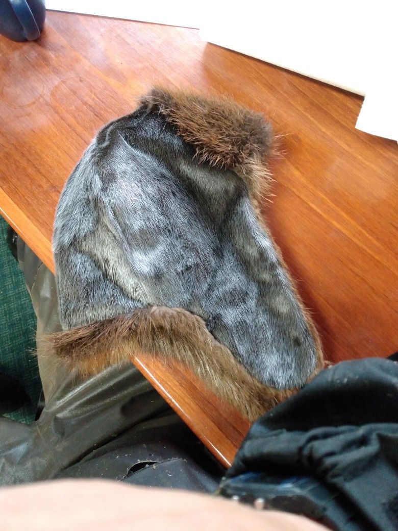 Seal And Beaver Trapper Fur Hat