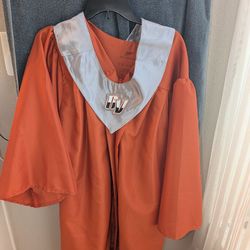 Orange Vista Graduation Gown