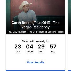 2 Garth Tickets For Vegas!