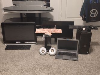 3 Desktops & 1 laptop