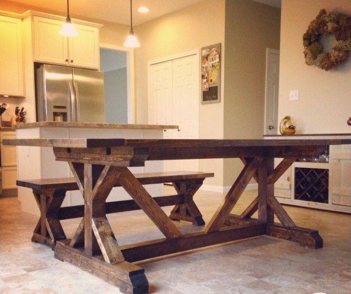 Handcrafted Farmhouse Style Dining Tables.