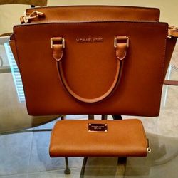 Michael Kors Handbag And Wallet
