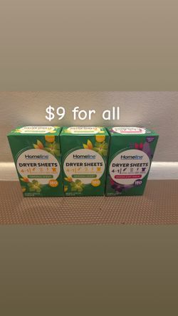 Home line dryer sheets