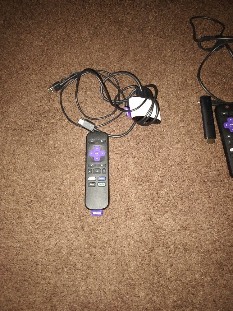 Two Roku Devices With Remote 