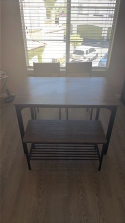 Dining room table and chairs