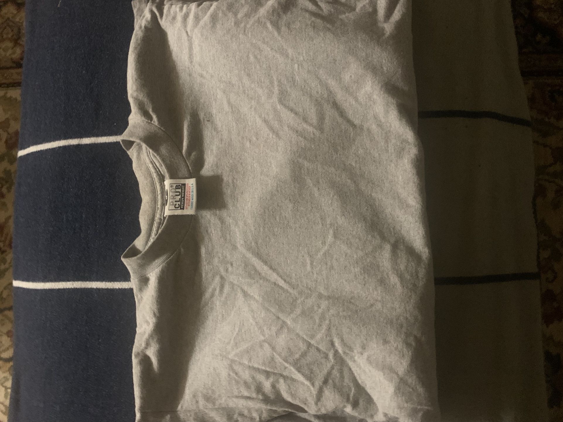 Heavyweight Medium Grey Long Sleeve Pro Club