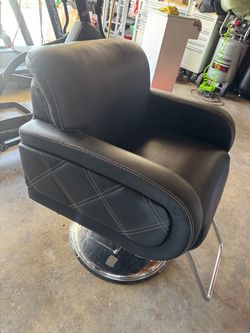Salon Stylist Barber Chair Black