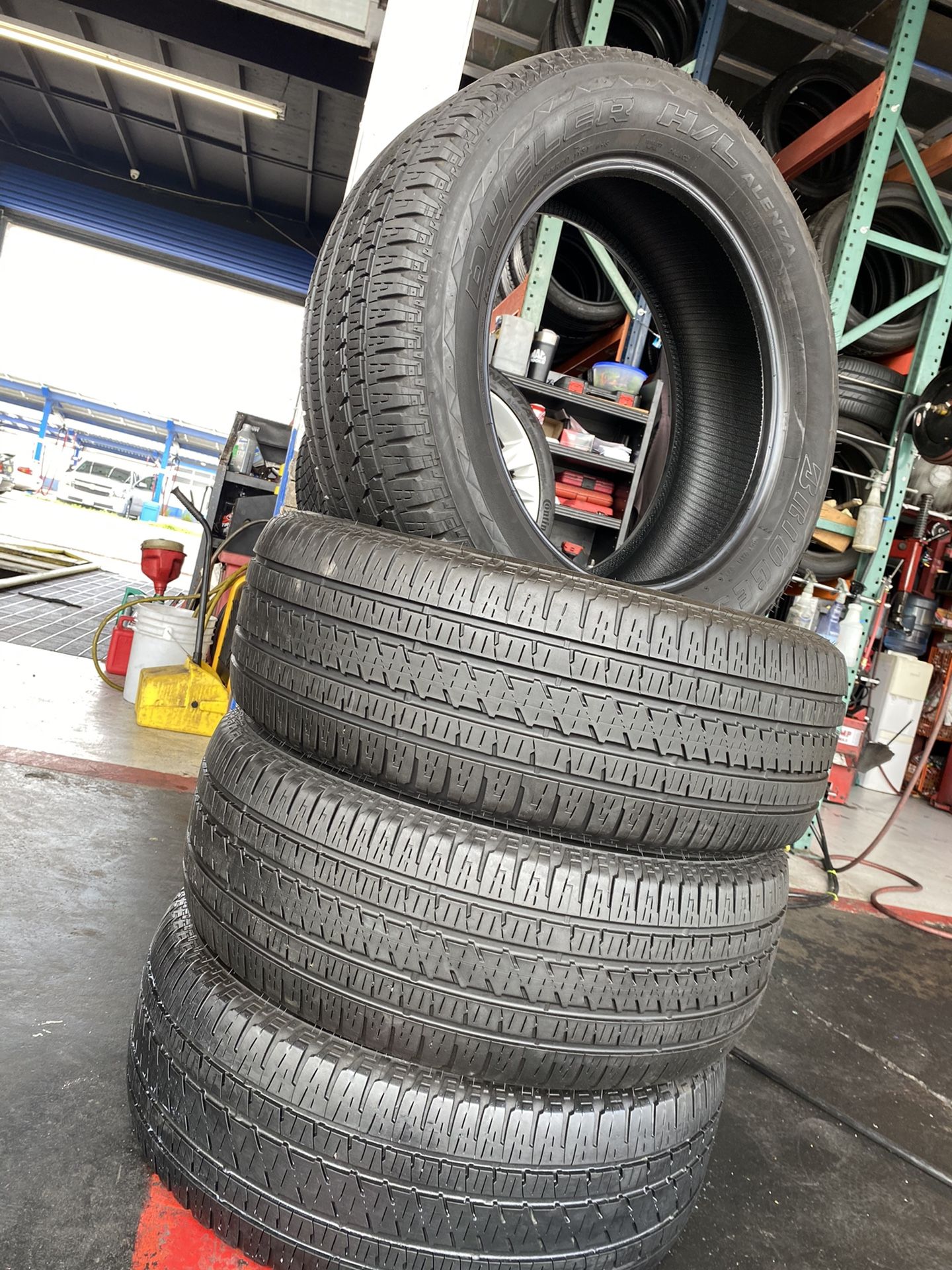 4 BRIDGESTONE 275/55/20 FREE MOUNT BALANCE