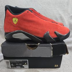 Jordan 14 Retro Ferrari GS Size 4Y 