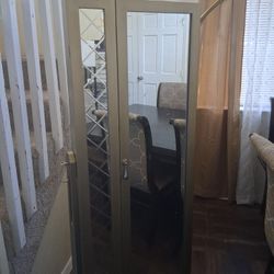 Mirror With Jewelry Case 