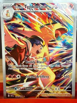 Pokémon Ethan’s Typhlosion IR 190/182 Anime Core Holo NM Mint