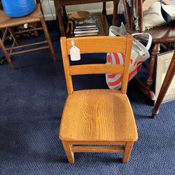 Child’s Solid Wood Chair