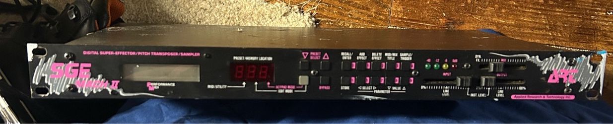 ART SGE Mach II Rack Effects Processor