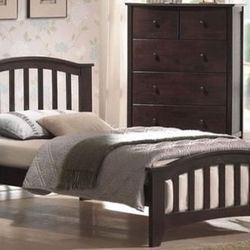Brand New Dark Walnut Youth Bed
