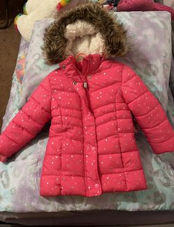 Pink Puffy Winter Coat