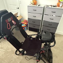 Racing simulator setup
