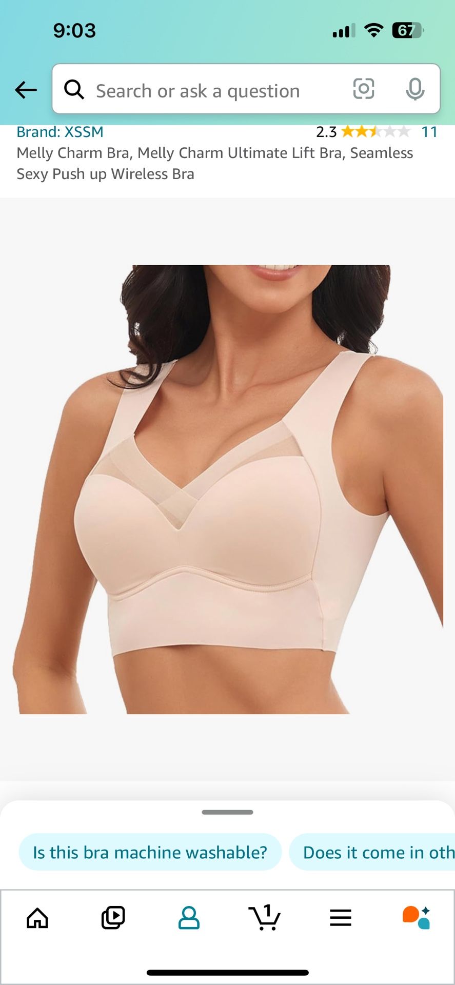 Melly charm Bra