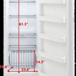 2023 Frigidaire Stand Up Freezer 