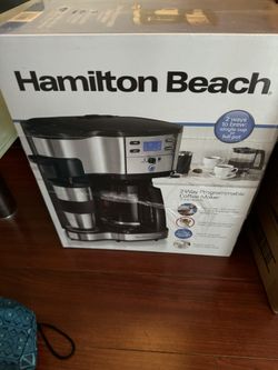 Hamilton Beach 2 Way Programmable Coffee Maker New