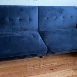 Futon Velvet Couch