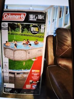 Oval above the ground swimming pool new in a box