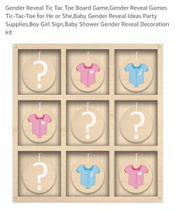 Gender Reveal Tic-tac-toe