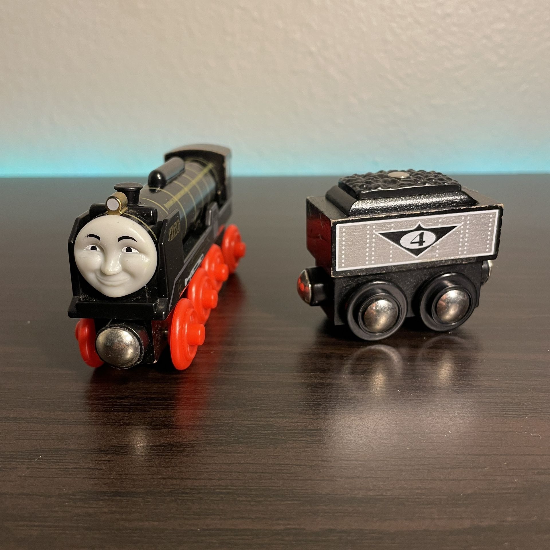 Thomas & Friends Wooden Railway Hiro & Tender Coal Train Tank Engine