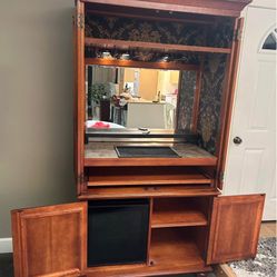 Wood Bar Cabinet 