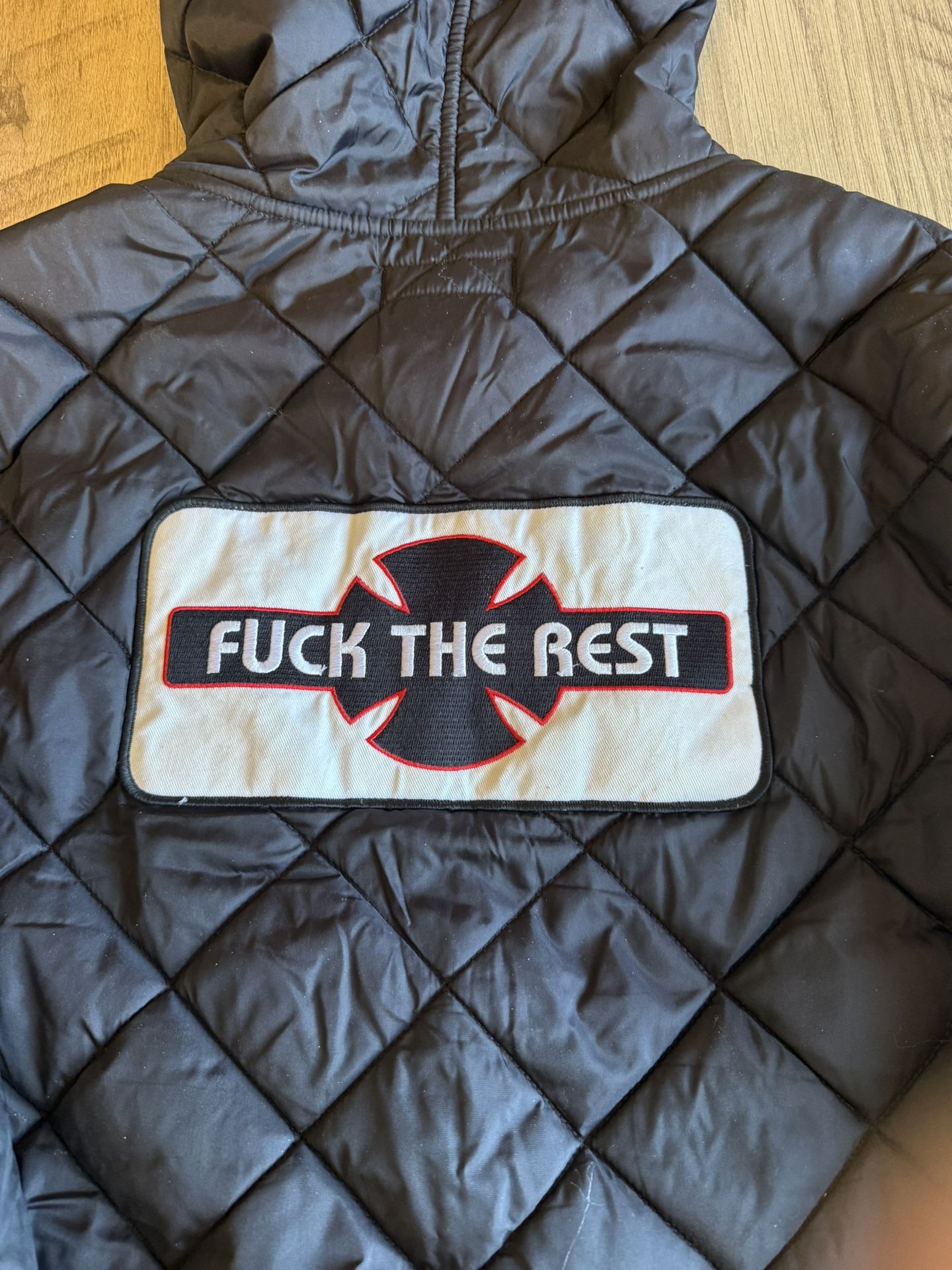Supreme Independent FW15 F The Rest Quilted Jacket Men’s Medium Black