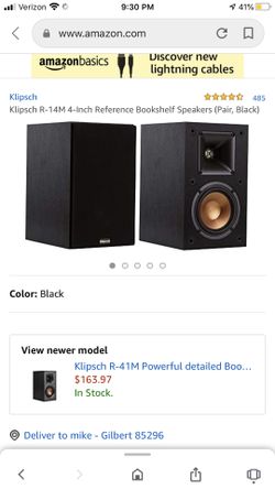 Klipsch bookshelf speakers R-14m