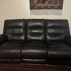 2 large recliner couches and a separate recliner for sale 