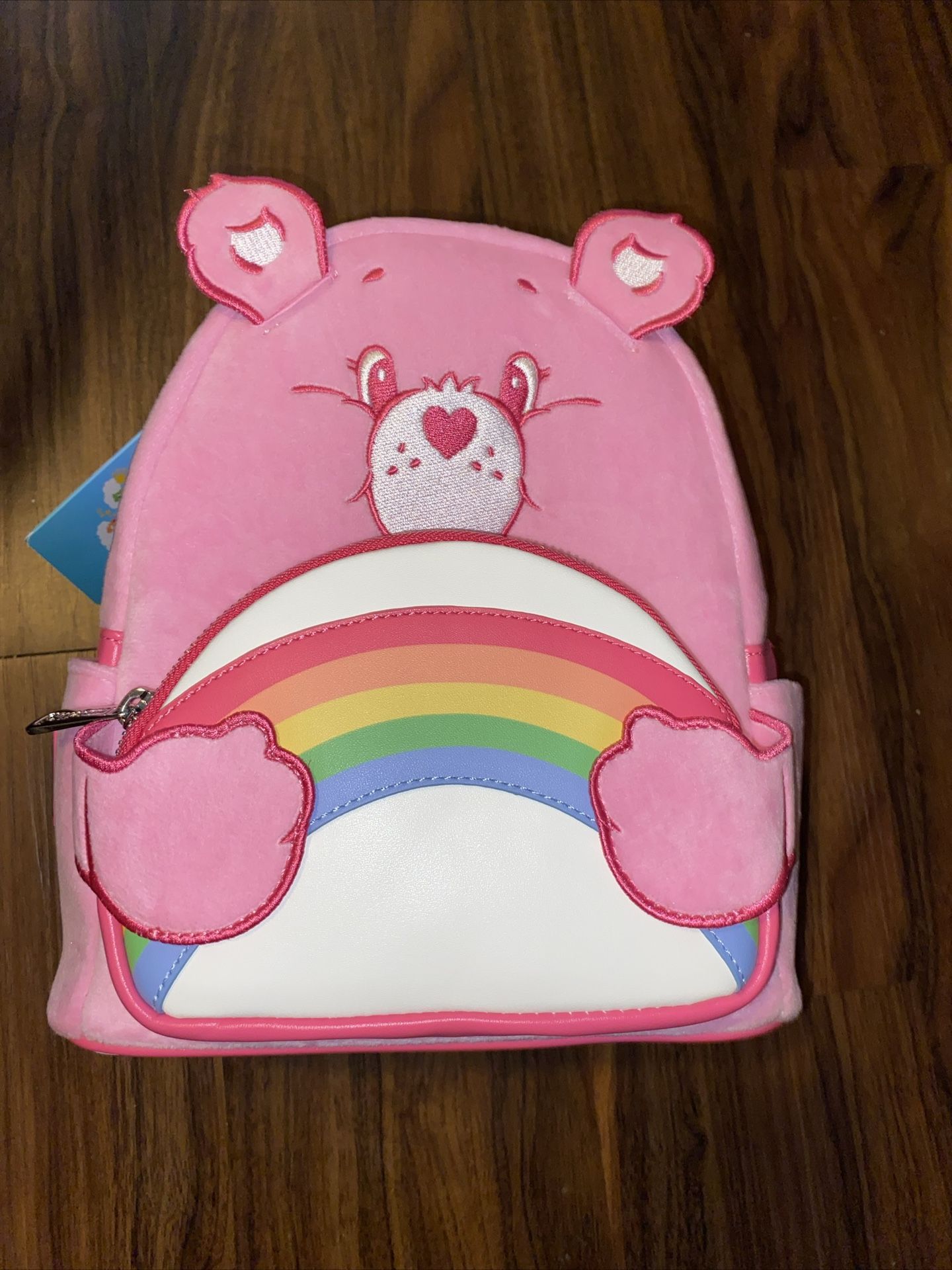 Loungefly Care Bears 40th Anniversary Mini Backpack. NWT display picture 1