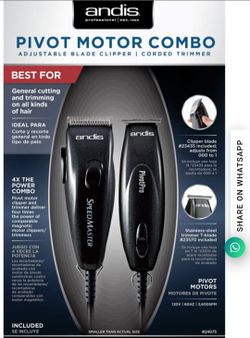 Andis clipper y trimmer