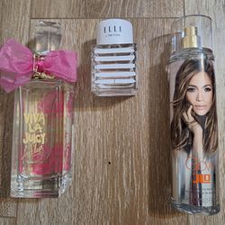 Juicy Couture, Elle, Jlo Glo Perfumes 