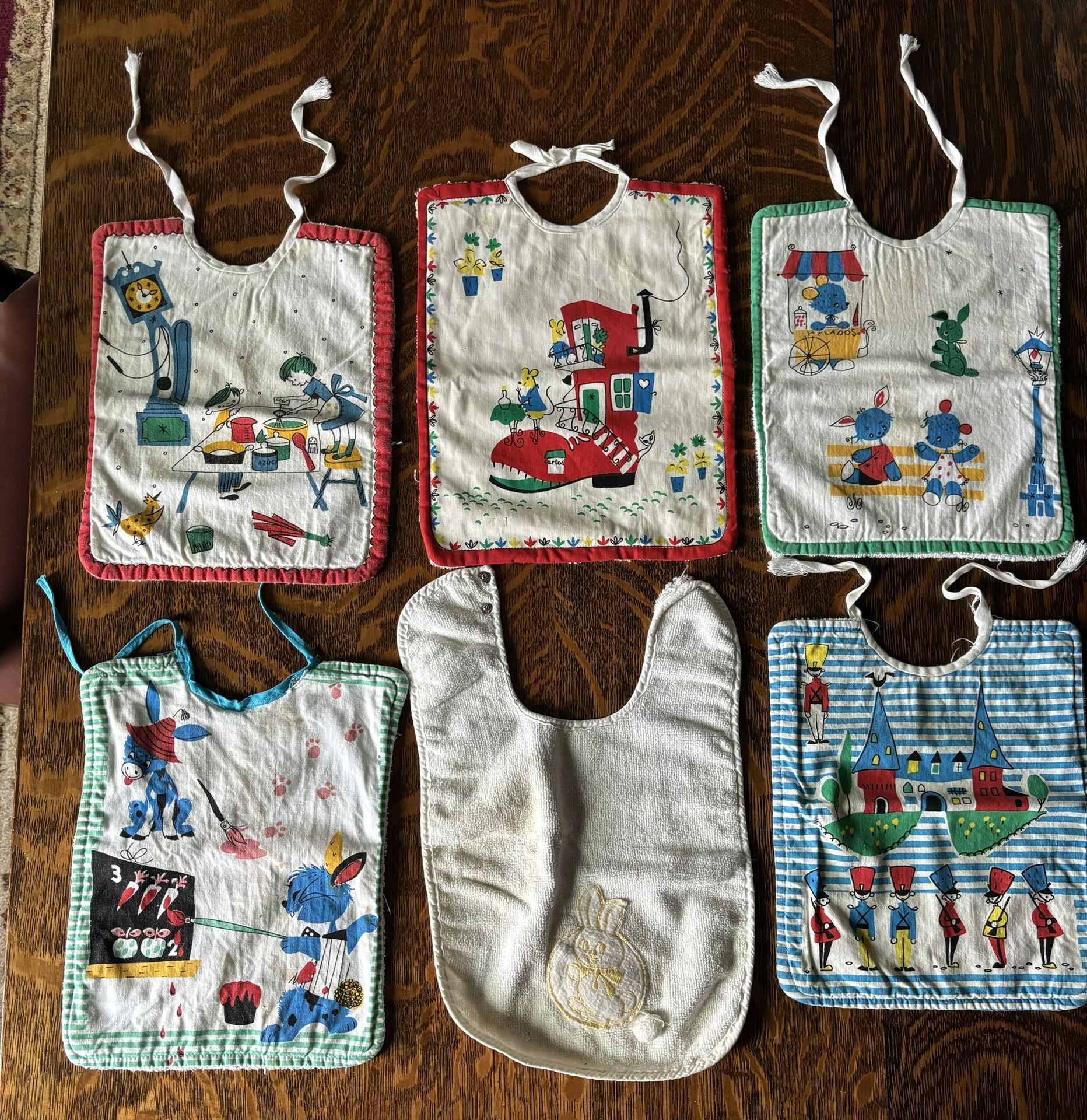 1970s Vintage Bibs for Children
