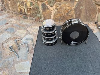 Pearl rhythm traveler 5 pc drum set