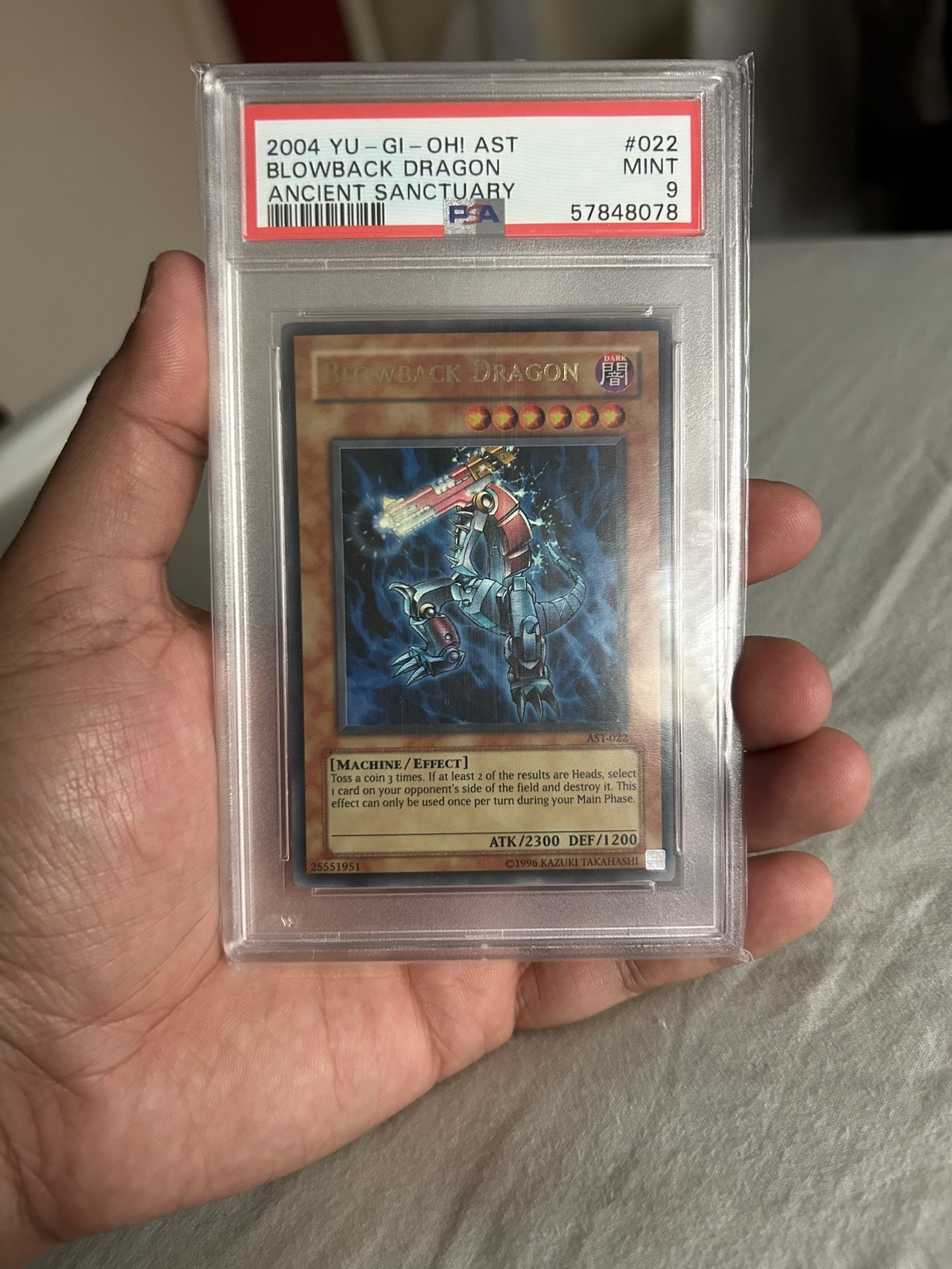 Yu Gi Oh! Blowback Dragon PSA 9 AST 2004