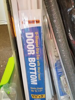 Door thresh hold bottoms sweepers draft stop