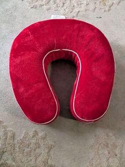 Beautiful red velvet pillow