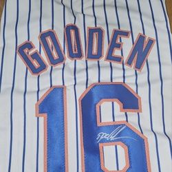 Dwight Doc Gooden Autographed Jersey 