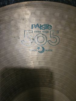 Paiste 505 18" Heavy Crash