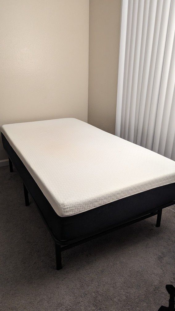 Twin Size Mattress With Bed Frame