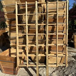 5’ X 4’ Wooden Trellis