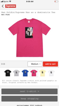 Nan Goldin/Supreme Nan as a dominatrix