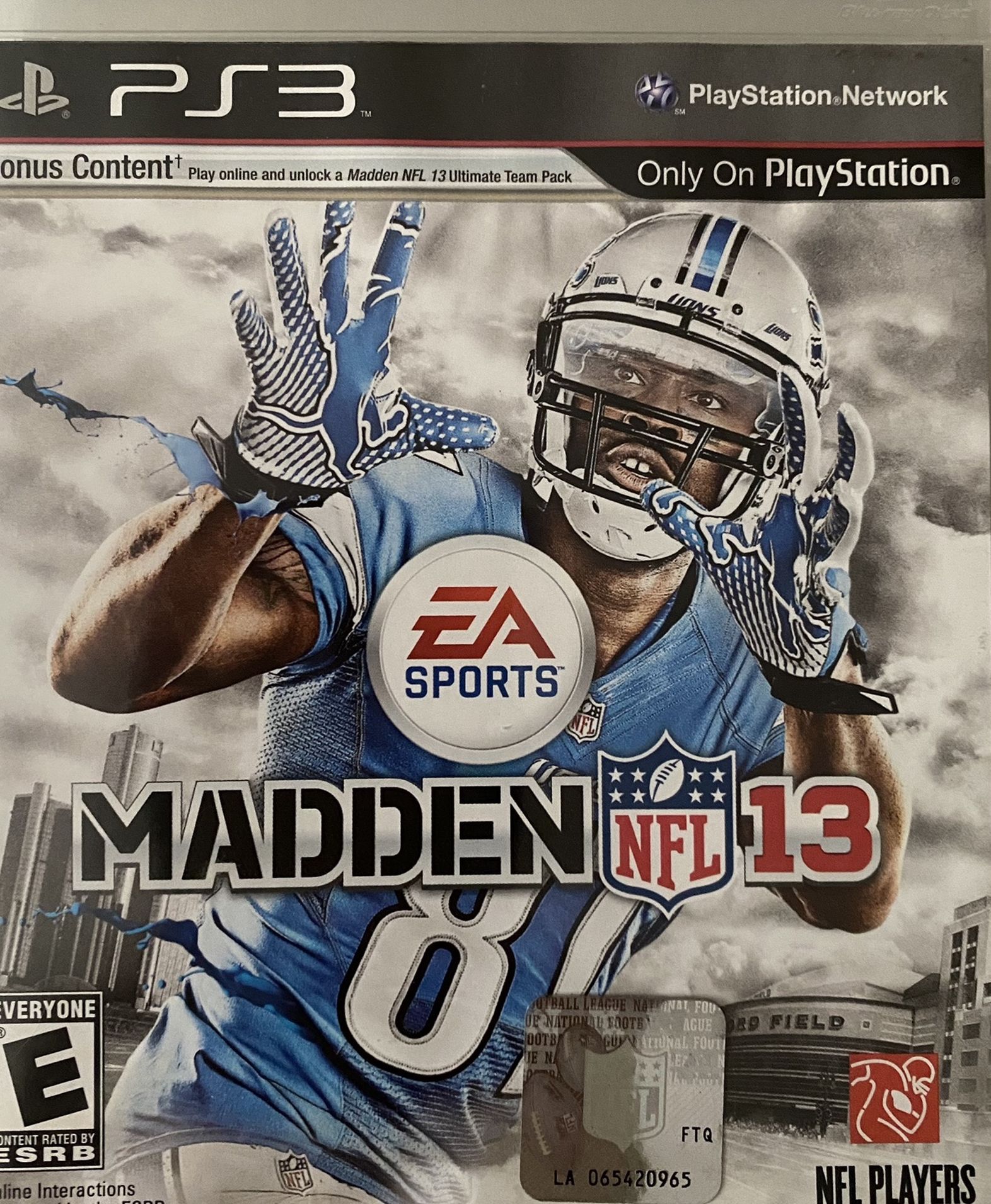 Madden NFL 13 Sony PlayStation 3 - PS3