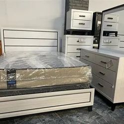 Must Go!! Queen/Full Size Bedroom Set - Free Shipping in DFW + Financing 