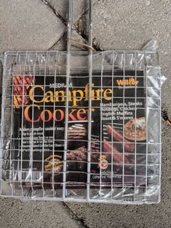 Wilcor Medium Campfire Cooker Grill Basket