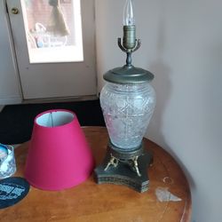 Vintage Glass Lamp