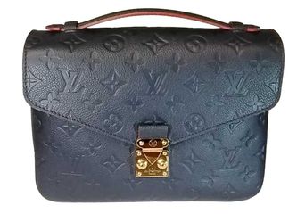 Louis Vuitton Pochette Mettis Marine Rogue Empreinte Blue Handbag Jg1028lpcrmia